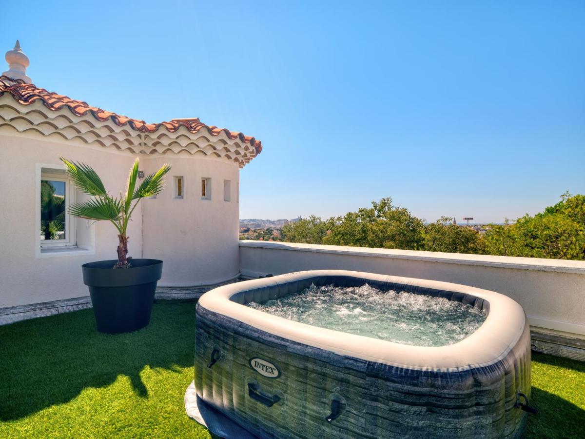 Apartamento La Bastide De Saint Barnabe - Jacuzzi Terrasse Clim Wifi Parking Petanque Marsella Exterior foto